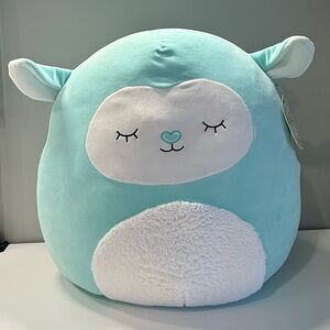 Exclusive RARE 20” Cris Squishmallows Light Blue and White lamb